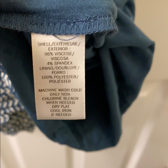 Blue Pattern Dress - Picture 5 of 5